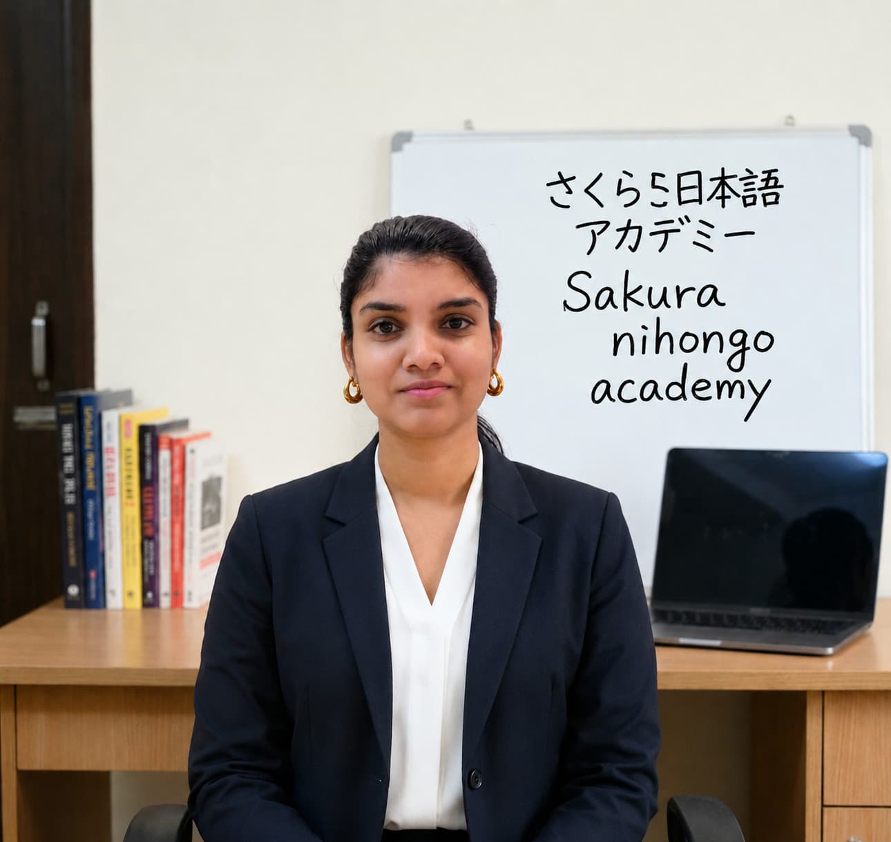 Bala Arthi, founder and Japanese language instructor at Sakura Nihongo Academy